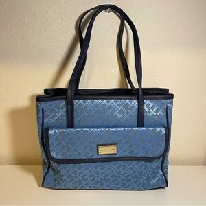 Tommy Hilfiger Blue Logo Handbag Purse
